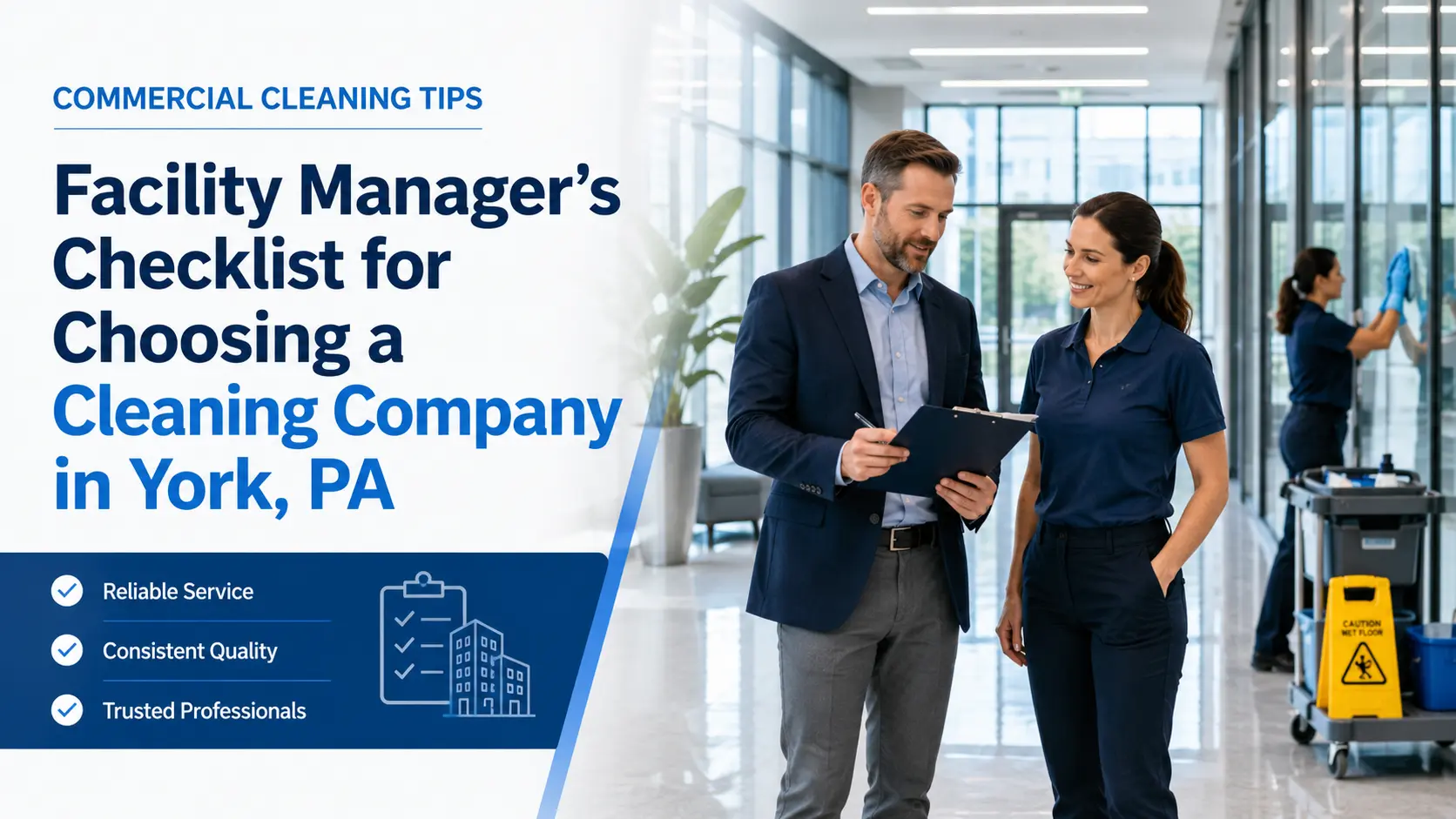 The Facility Manager’s Checklist for Choosing a Cleaning Company in York, PA